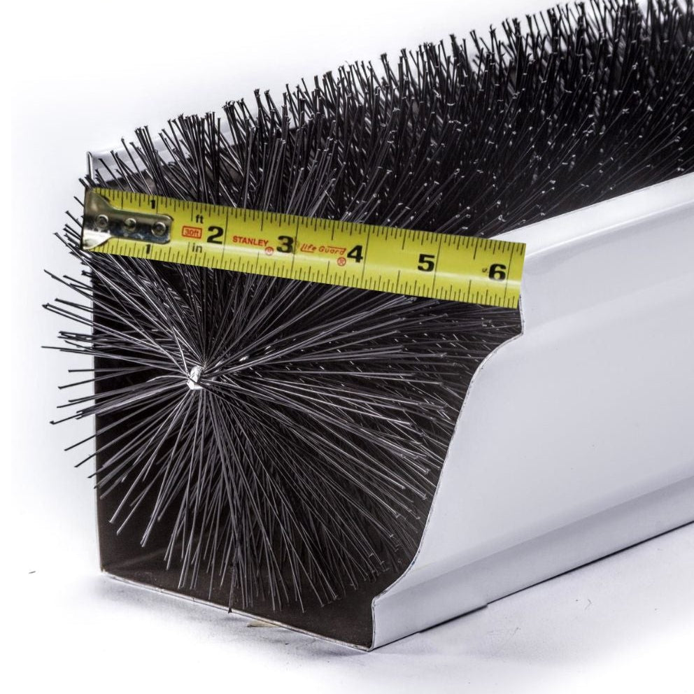 6-Inch GutterBrush Gutter Guard – Fits Large Residential & Small Commercial Gutters (5.25 Inch Diameter)