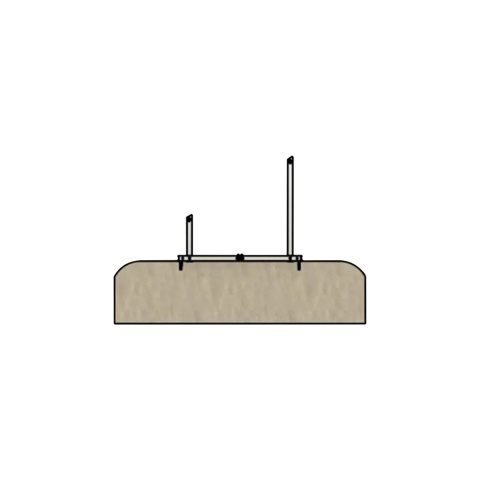 IntegraRack Concrete Slab/Footing Lag Bolt Mounting Kit