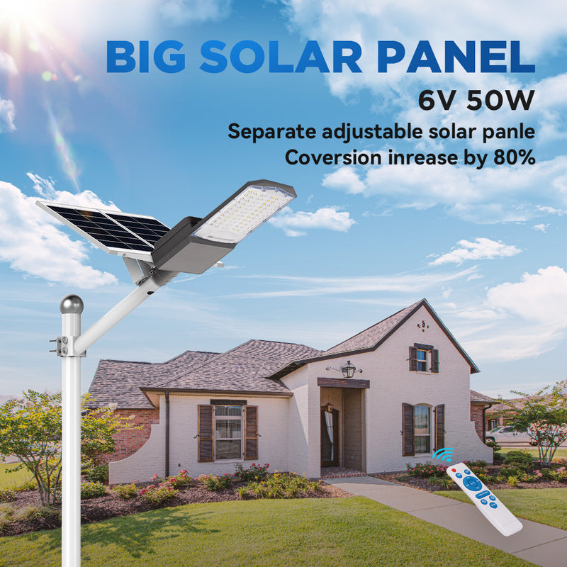 1200W solar street light with pole -30,000lumens