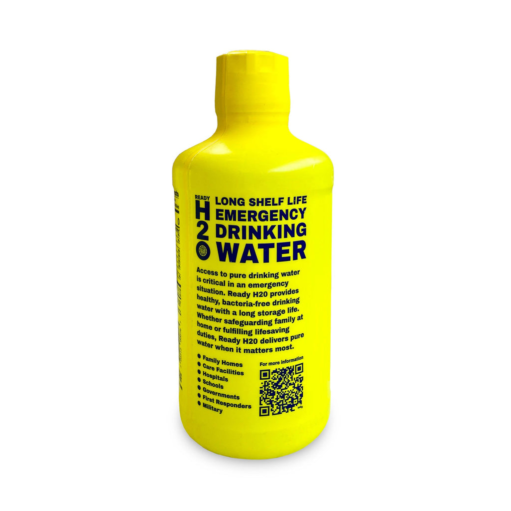 Emergency Drinking Water - Guaranteed Bacteria Free - 20 yr - 1 Liter Bottles - 12 pack