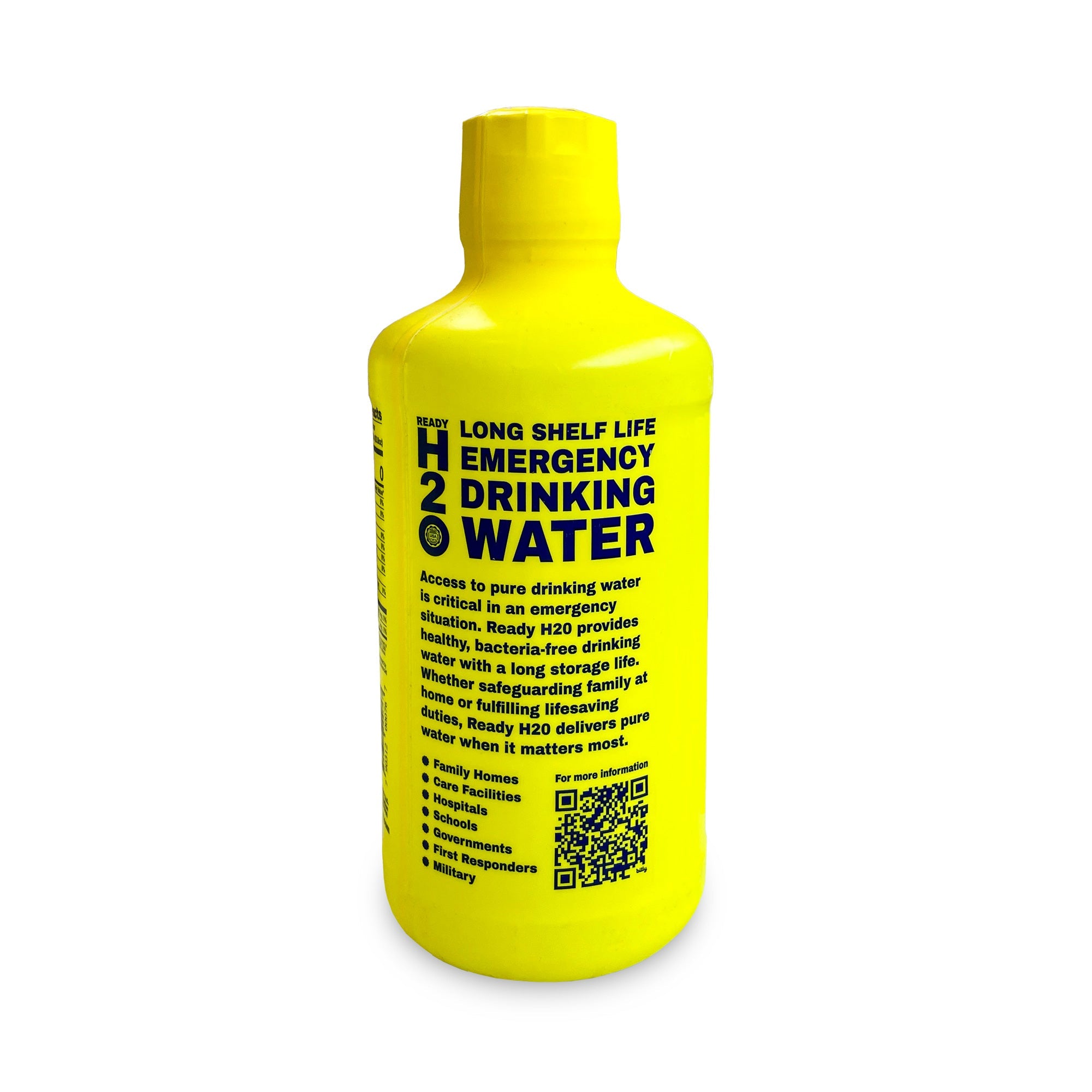 Emergency Drinking Water - Guaranteed Bacteria Free - 20 yr - 1 Liter Bottles - 12 pack
