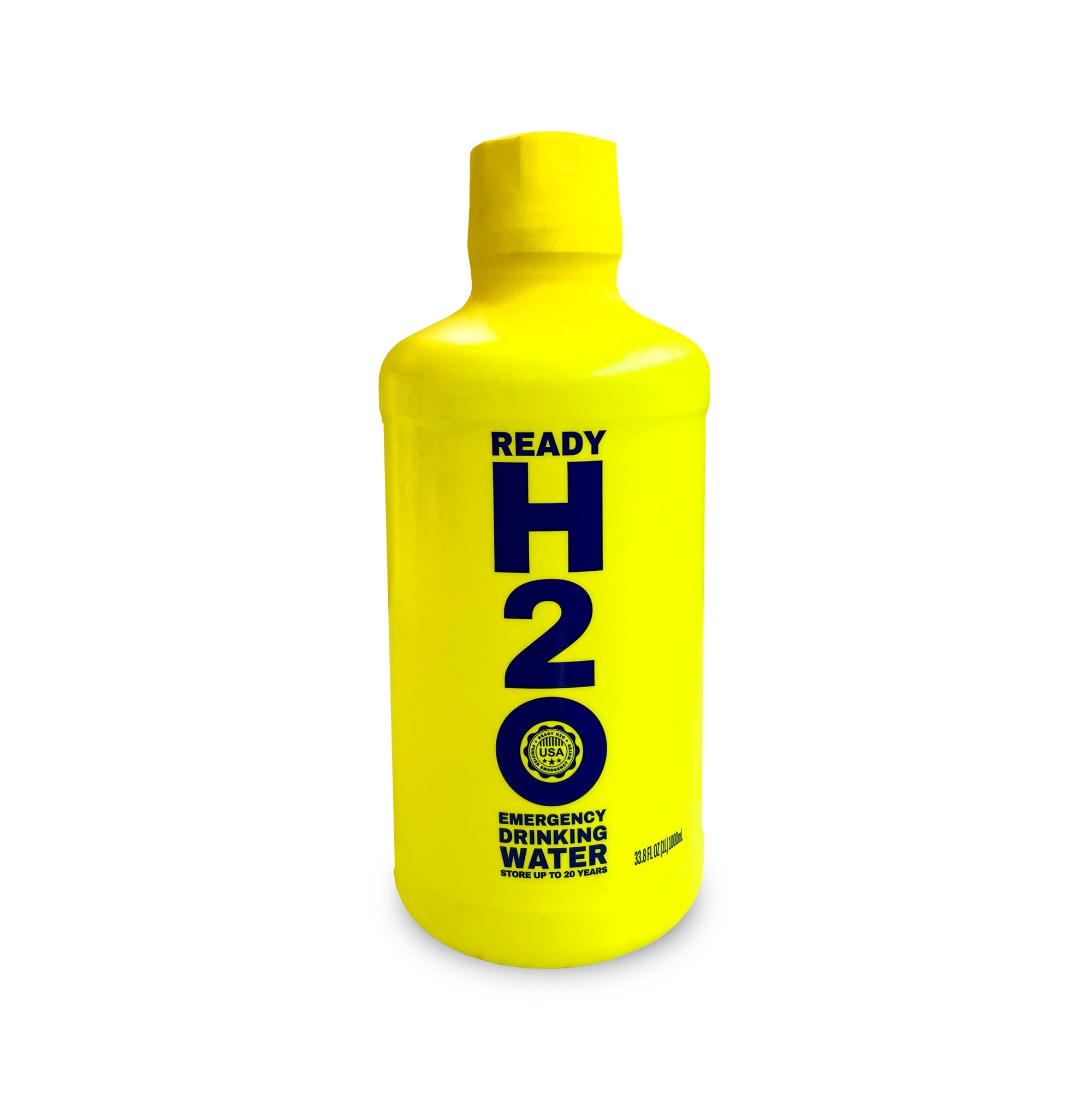 Emergency Drinking Water - Guaranteed Bacteria Free - 20 yr - 1 Liter Bottles - 12 pack
