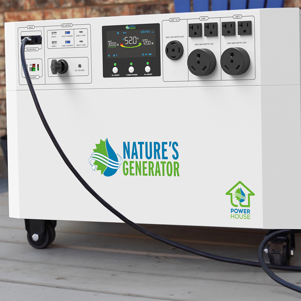 Powerhouse V2 Solar Generator and Transfer Switch