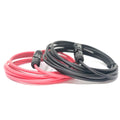 12 Gauge (AWG) Black + Red Solar Panel Extension Cable Wire with Solar Connectors