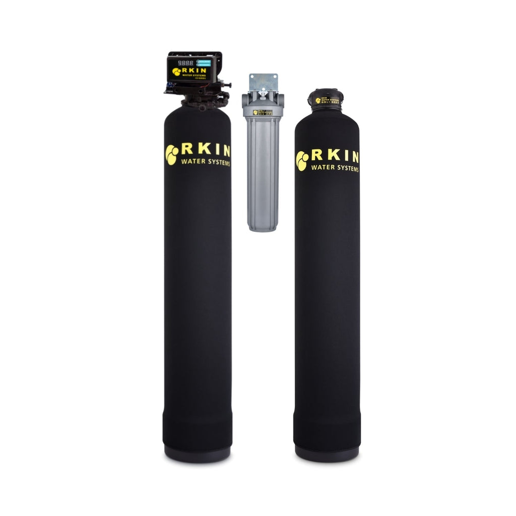 Salt-Free Water Conditioner and Well Water Filter Combo