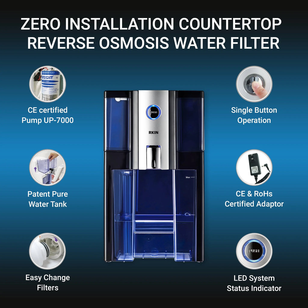 Zero Installation Purifier Countertop Reverse Osmosis Water Filter